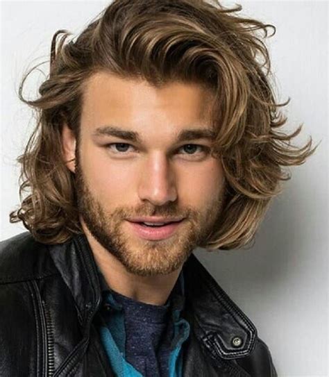 10 Handsome Long Wavy Hairstyles For Men Hairstylecamp Long Hair