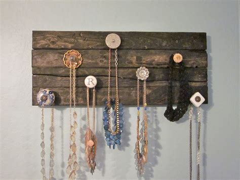 Awesome Necklace Holder Jewelry Organizer Diy Wall Jewelry Organizer