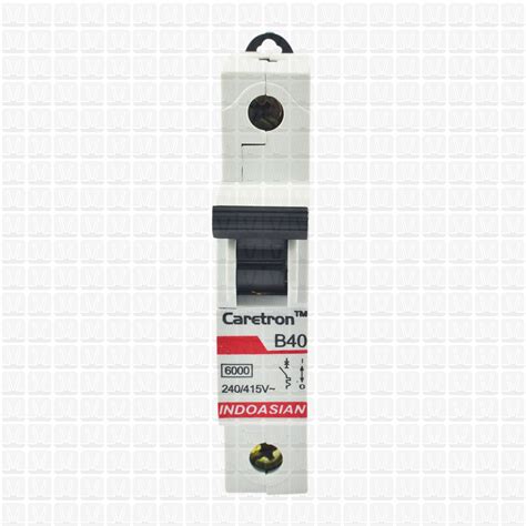 Caretron 40 Amp Single Pole Mcb Mcbs Vardhman Shop