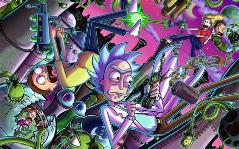 Rick And Morty Vaporwave Desktop Wallpapers Top Free Rick And Morty