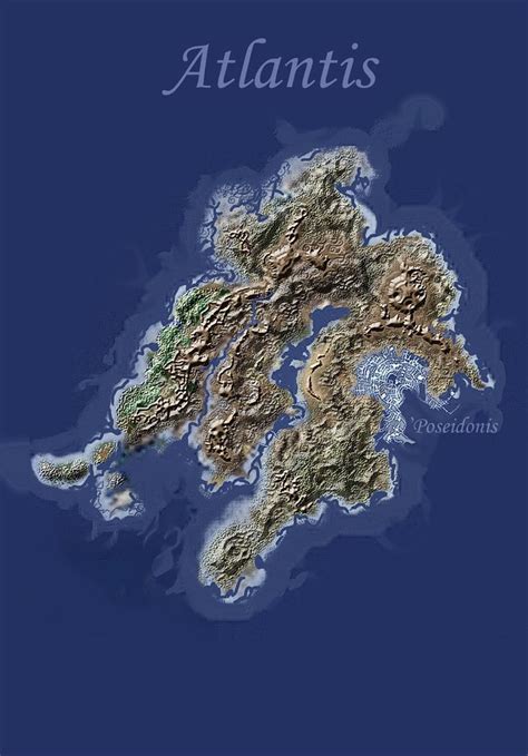 Image Result For Map Of Atlantis Mistérios Antigos História Do Mundo