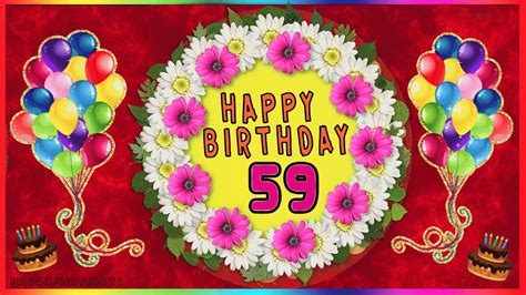 59th Birthday Images  Greetings Cards For Age 59 Years