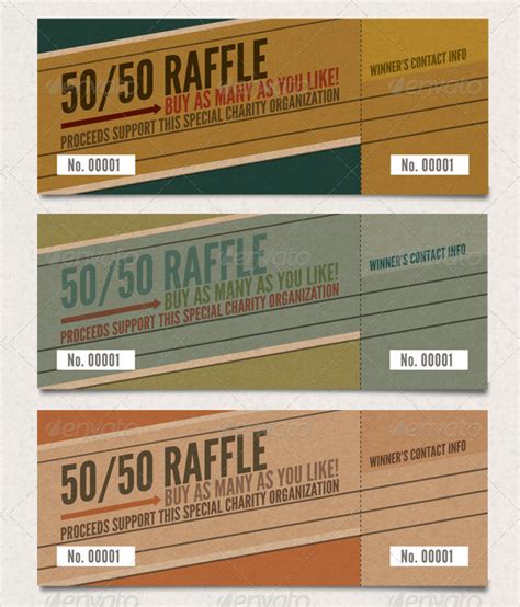 27 Raffle Ticket Templates Free And Premium Download