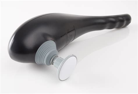Cordless Percussion Handheld Massager With Six Head Attachments Sharper Image
