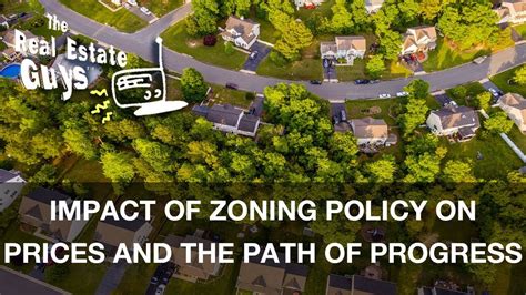 Impact Of Zoning Policy On Prices And The Path Of Progress Youtube