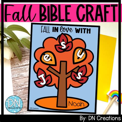 Fall Bible Craft Autumn Tree Craft Fall In Love With Jesus Craft