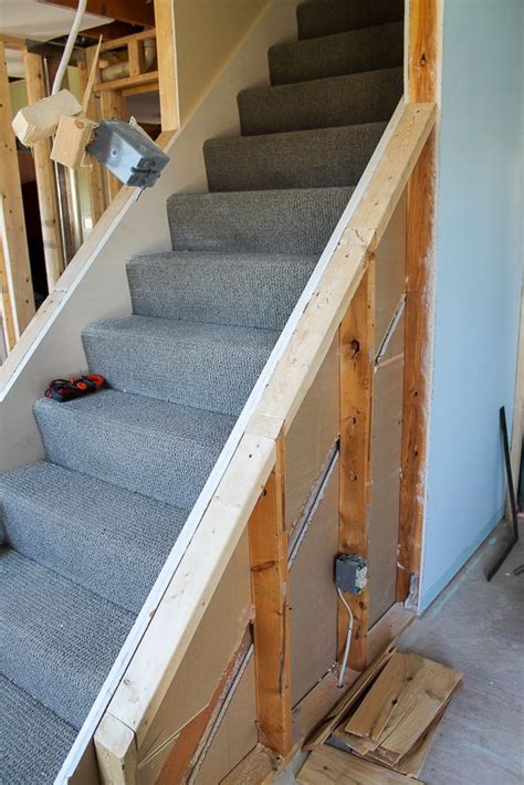 How To Open Up Interior Staircase With Railing Basement Staircase