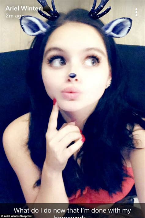 ariel winter shares video of herself working out daily mail online