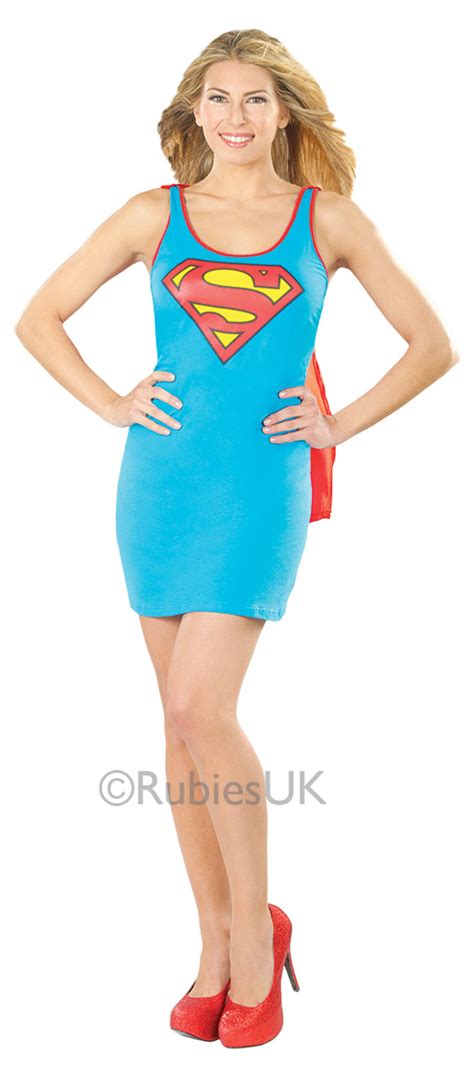supergirl tank dress costume all ladies costumes mega fancy dress
