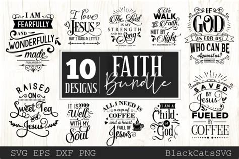 I am sharing my top sources for free svg files so you can craft for less money! Faith Quotes Bundle - 40 Designs | Free SVG Designs