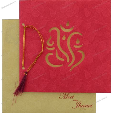 Attractive Hindu Wedding Invitation Cards Hwc 18271 By Madhurash Cards