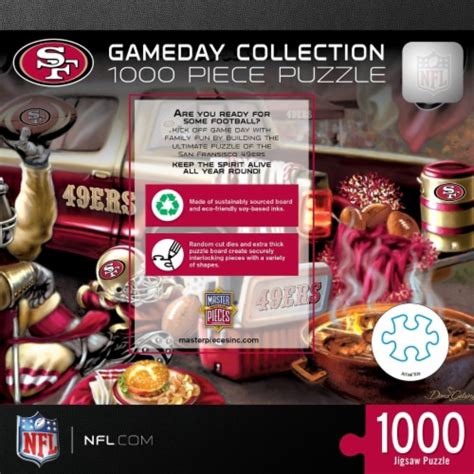 MasterPieces 1000 Piece Jigsaw Puzzle For Adults NFL San Francisco