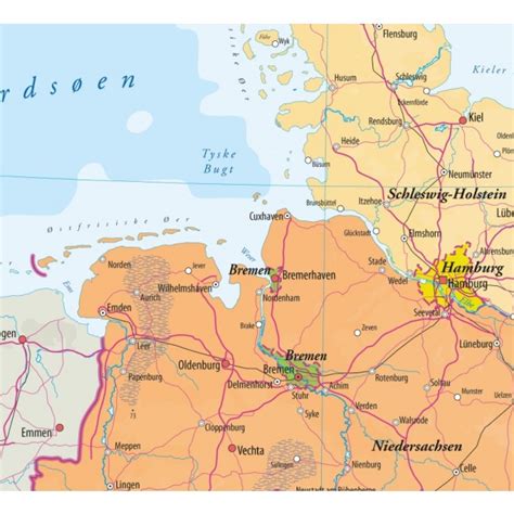 Tyskland er delt inn i 16 delstater (länder), hver med sin forfatning. Tyskland, med delstater som kaldes forbundslande ...