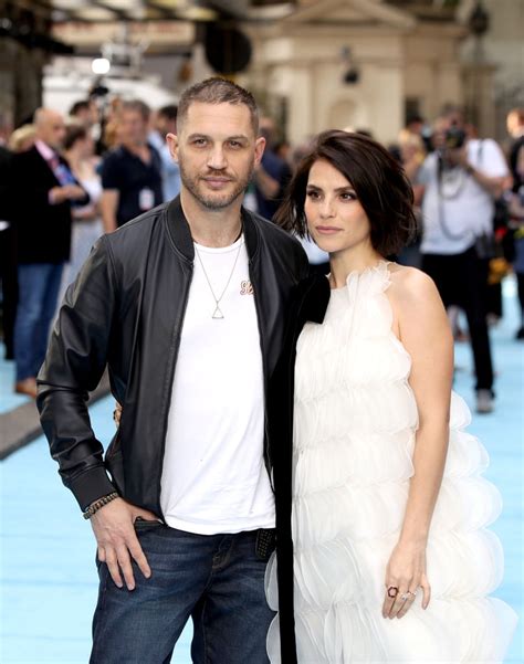 Tom Hardy And Charlotte Riley Swimming With Men Premiere Popsugar