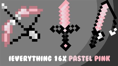 Pastel Pink 16x Pvp Minecraft Texture Pack