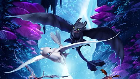 How To Train Your Dragon Night Light Wallpapers Wallpaper Cave