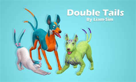 Liam Sim Double Tails Whe One Is Not Enough Ts4 Pets Cc Finds