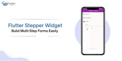 Flutter Stepper Widget Build Multi Step Forms Easily