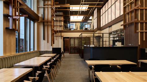 Wood Japanese Restaurant Interior Design Homyracks