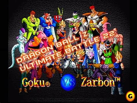 Ultimate battle 22 takes you back to where it all started on the playstation dbz video games. Jogos PS1 - Dragon Ball Z Ultimate Battle 22 - YouTube