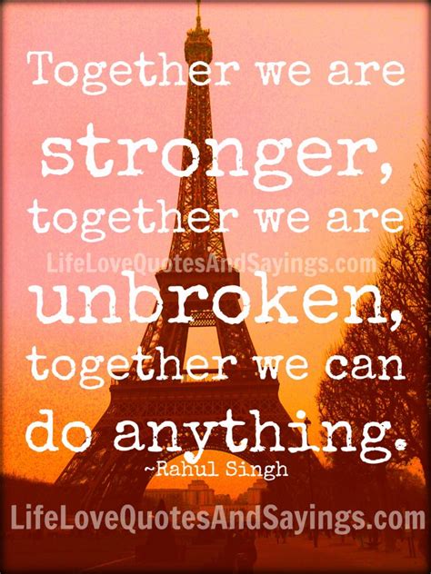 Together we are strong (manuel rocca remix). We Are Strong Together Quotes. QuotesGram