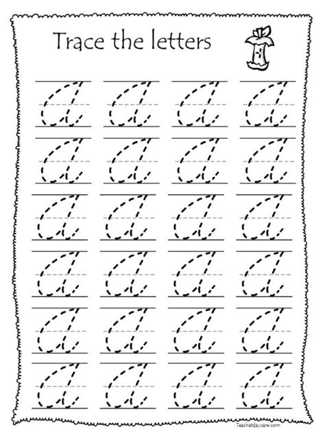 26 Trace The Uppercase Cursive Alphabet Worksheets Made By Teachers