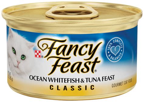 Instead of being cooked and processed like traditional kibbles, the ingredients are frozen up right at the peak of their freshness. Fancy Feast Classic Ocean Whitefish and Tuna Canned Cat ...