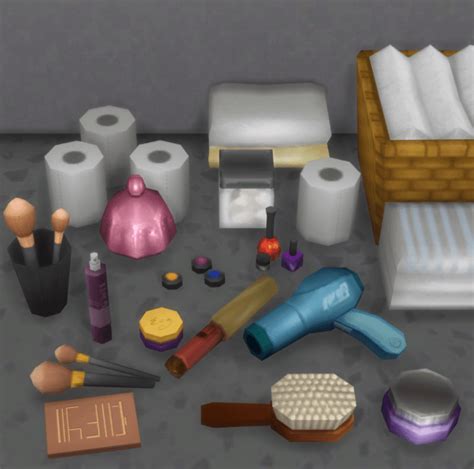 Parenthood Bathroom Clutter · Sims 4 Cc Objects
