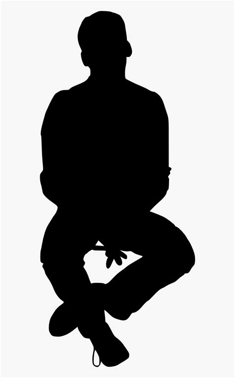 Person Sitting Down Silhouette Hd Png Download Transparent Png Image