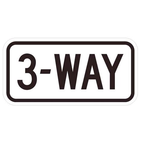 Road Sign 3 Way Royalty Free Stock Svg Vector And Clip Art