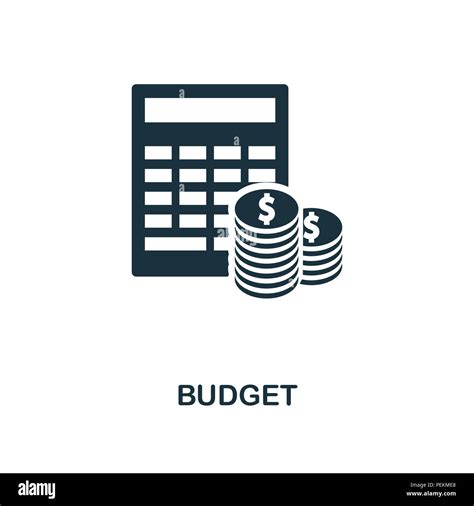 Budget Creative Icon Simple Element Illustration Budget Concept