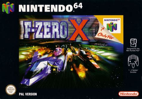 F Zero X Cover Or Packaging Material Mobygames