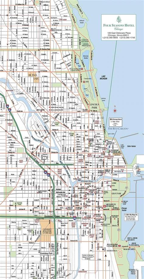 Chicago Street Map Printable