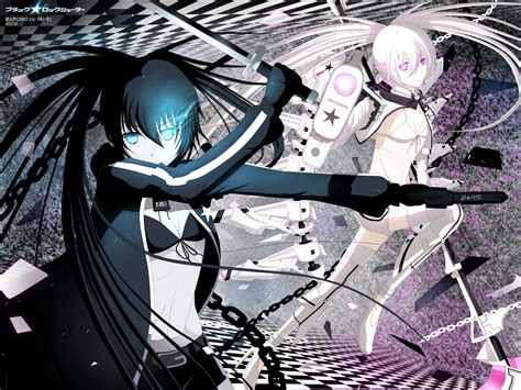 Black Rock Shooter Anime Girls Anime White Rock Shooter Strength Black Rock Shooter Hd
