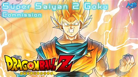 Dbz Ssj2 Ascension Goku Majinblue Commission Youtube