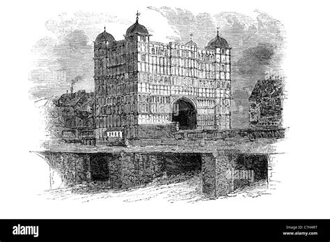 Nonsuch Palace London Bridge Tudor Royal Palace Henry Viii Surrey Stock