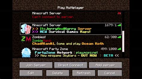 How To Join And Add Servers On Minecraft Tutorial The Hive Mineplex Zombie Manic Youtube