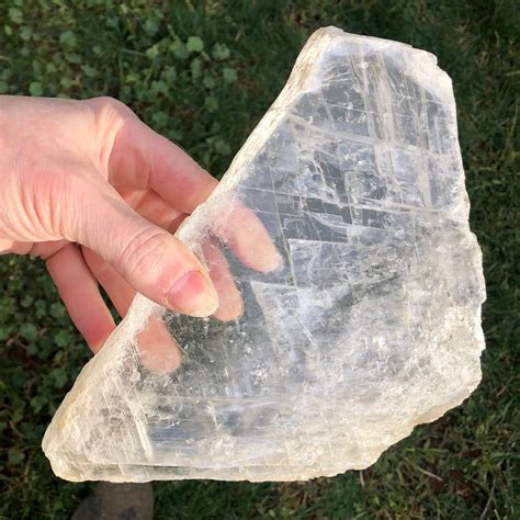Large Selenite Slab Or Sheet Great For Displaying And Cleansing Crystals