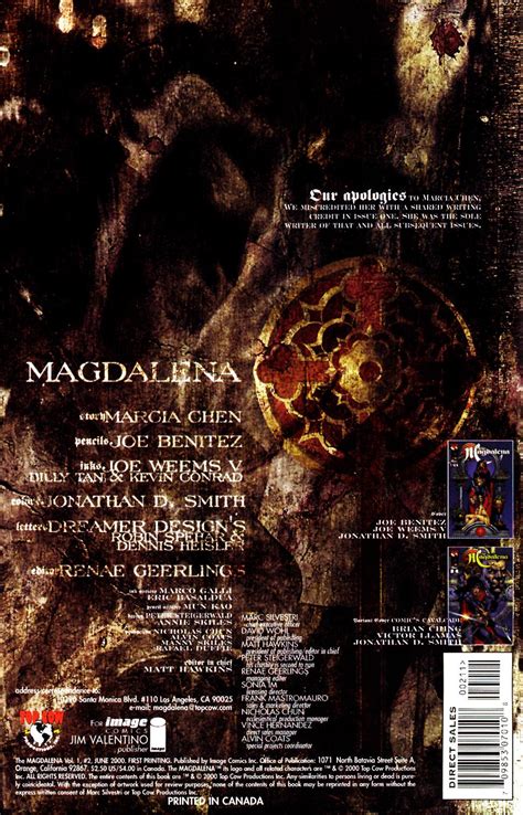 Read Online The Magdalena 2000 Comic Issue 2