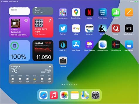 How To Add Widgets To Your Ipads Home Screen On Ipados 14