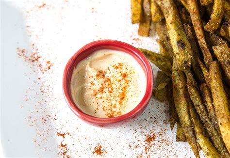Because this sauce calls for mayonnaise. Chili Lime Mayo - So Good with Fries & Sweet Potato Fries! | Recipe | Sweet potato fries, Chili ...