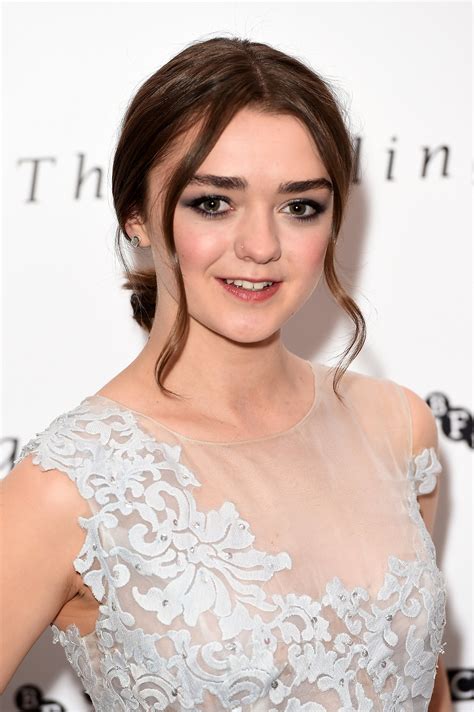 Maisie Williams This Weeks Most Beautiful Are All About A Metallic
