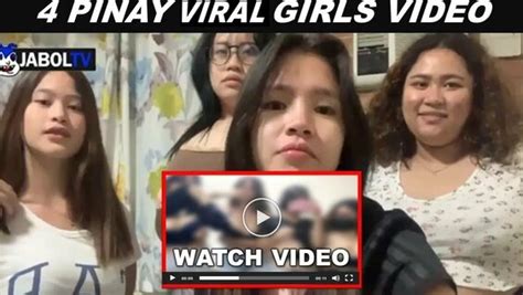 4 Pinay Girl Viral 2023 Jabol Tv Girl Twitter Video 4 Pinay Girl