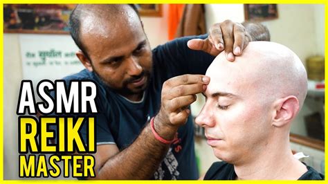 Head Massage With Neck Cracking By Reiki Master Asmr Barber Youtube