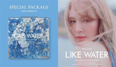 netizens are mesmerized by the beautiful special package for wendy s first solo album like