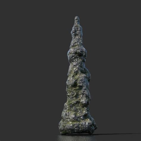 3d Model Low Poly Stalactite Cave Modular Pack B2 2020 Vr Ar Low