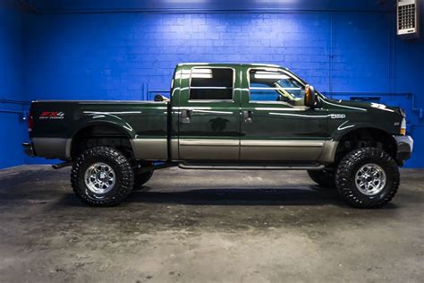 Lifted 2003 Ford F 250 Lariat 4x4 V10 Crew Cab Truck Diesel Trucks