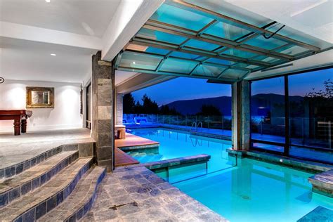 Indoor Outdoor Heated Swimming Pool At 6269 St Georges Cr In West