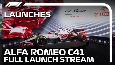 Alfa Romeo Reveal Their 2021 Car The C41 Youtube