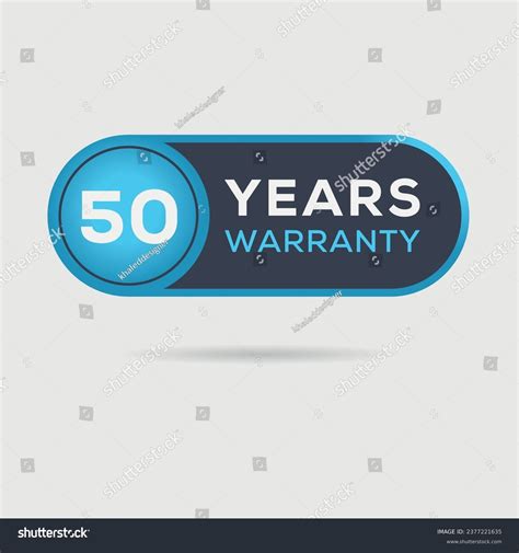 Years Warranty Seal Stamp Vector Label Royalty Free Stock Vector